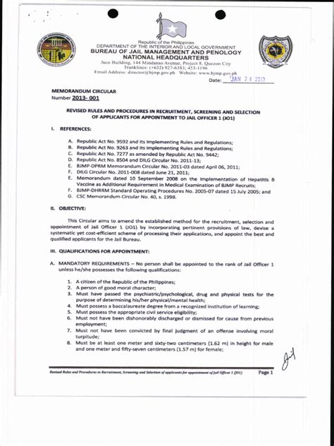 bjmp nhq|Request for Copy of the BJMP.